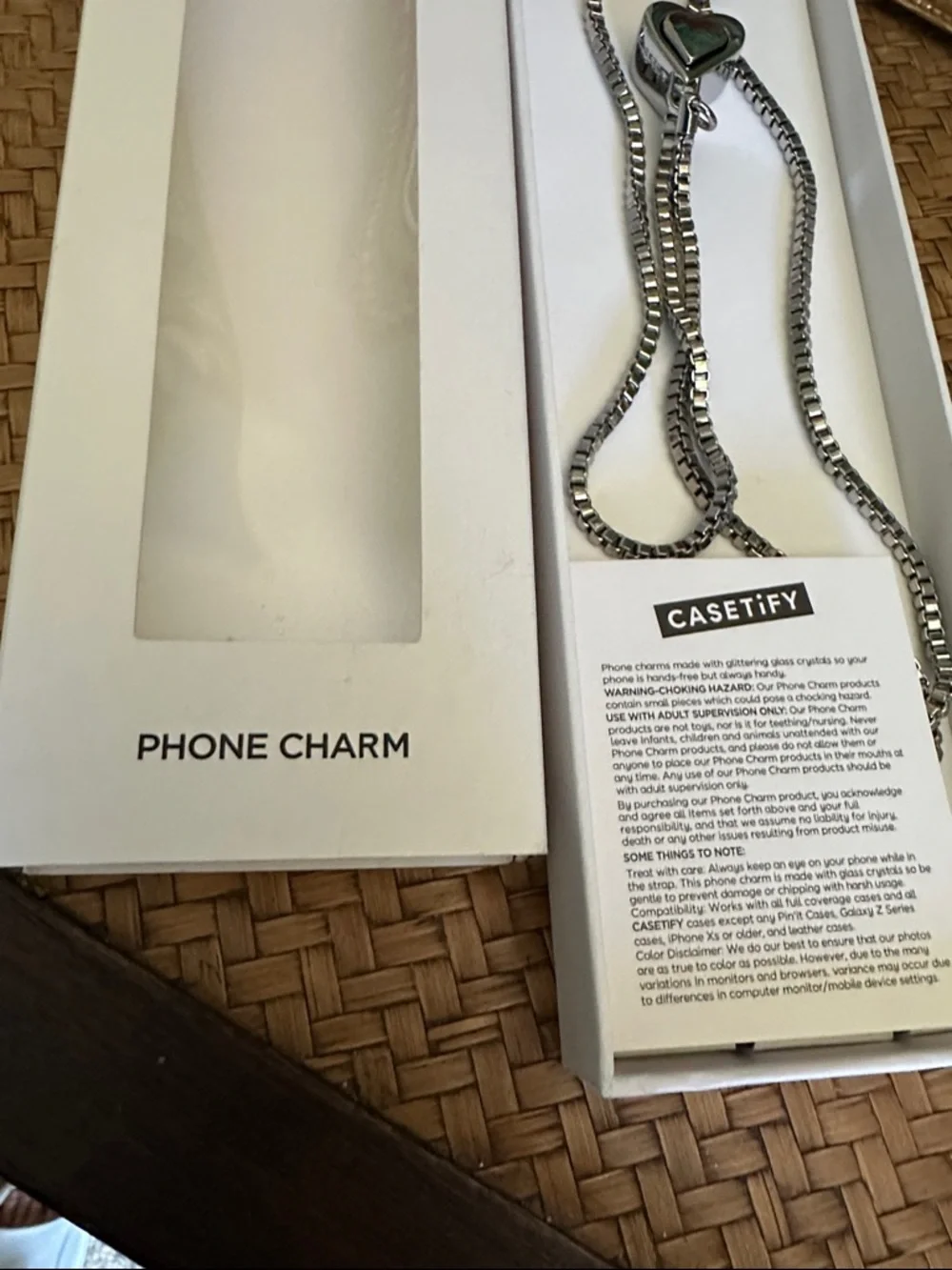 Casetify phone charm